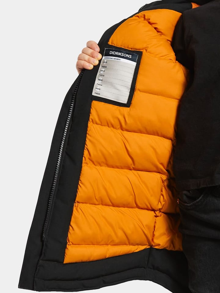 Didriksons Bongo Kids Parkas Black Didriksons Didriksons Bongo Kids Parkas Black Didriksons