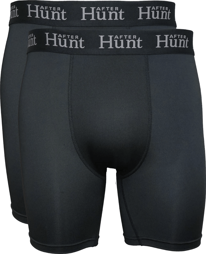 Avignon Men's AFTER Hunt Boxer Long 2-pack Basic Black Avignon