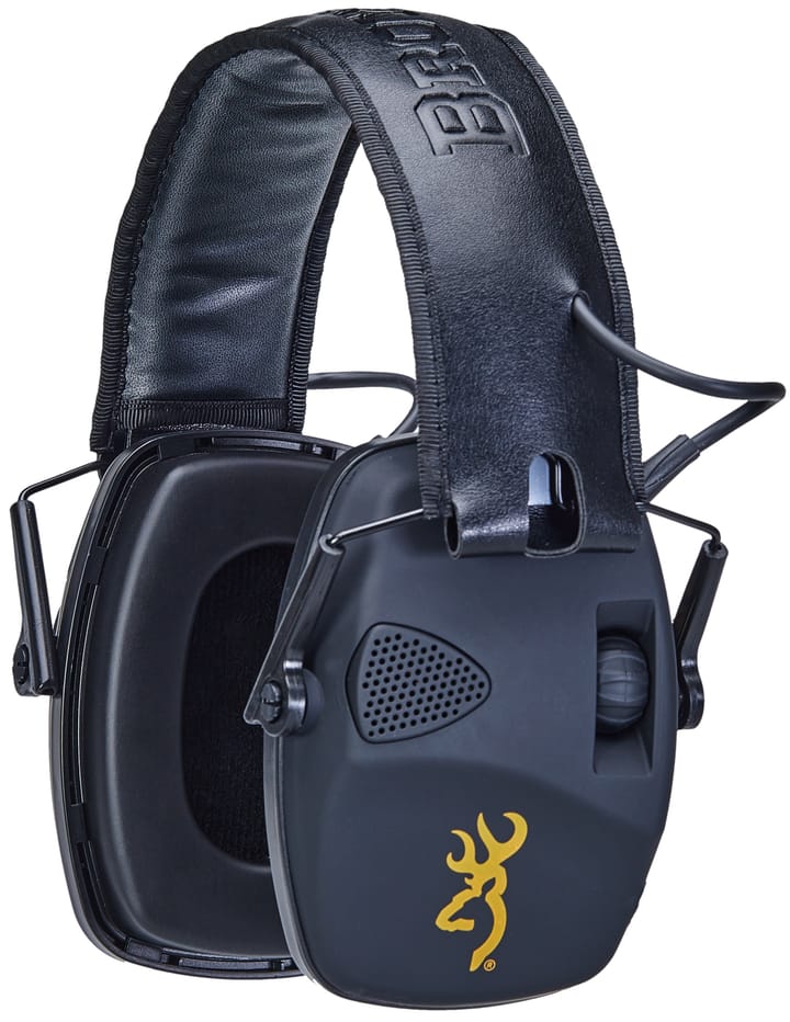 Browning Browning Protector Fox Black Støydempende Aktive Hørselvern Browning Browning Browning Protector Fox Black Støydempende Aktive Hørselvern Browning