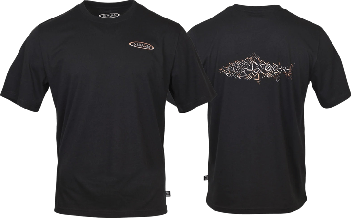 Vision Brown Trout T-Shirt Black Vision