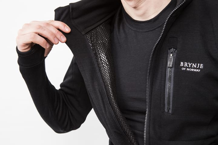 Brynje Unisex Antarctic Jacket With Hood Black Brynje