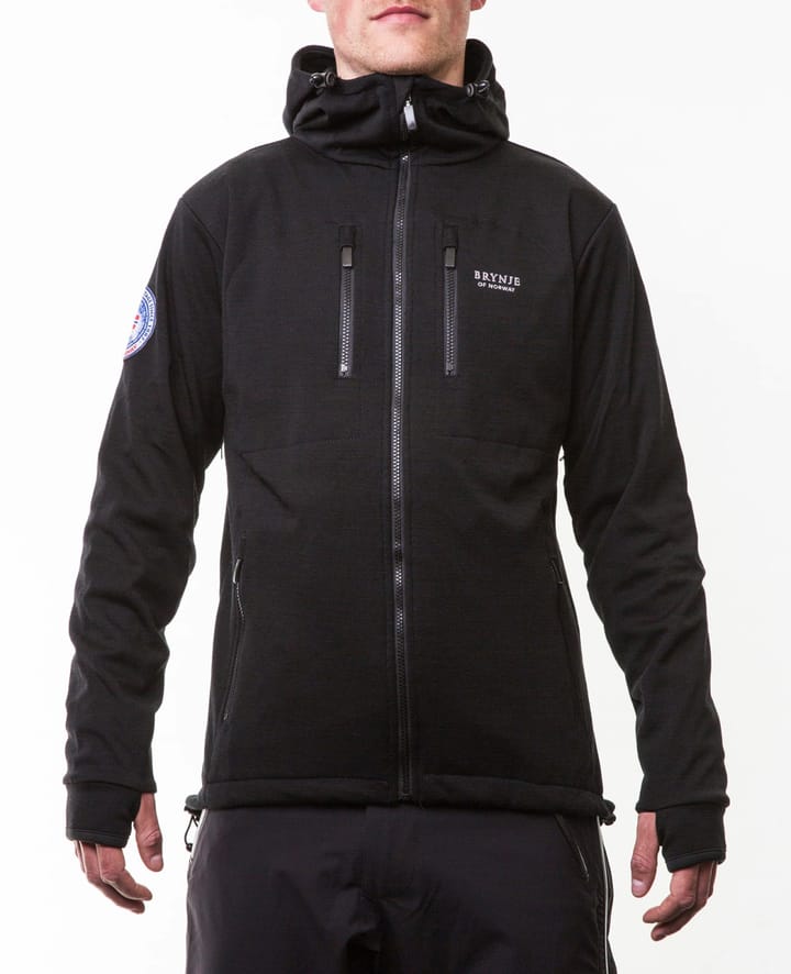 Brynje Antarctic Jacket w/ hood and protection Black Brynje