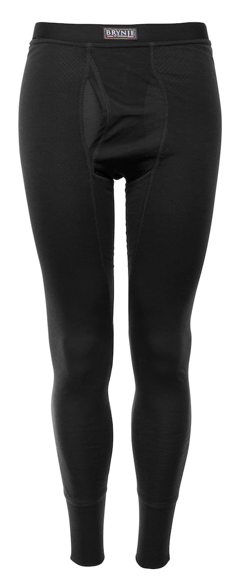 Brynje Unisex Arctic Longs With Fly Black Brynje