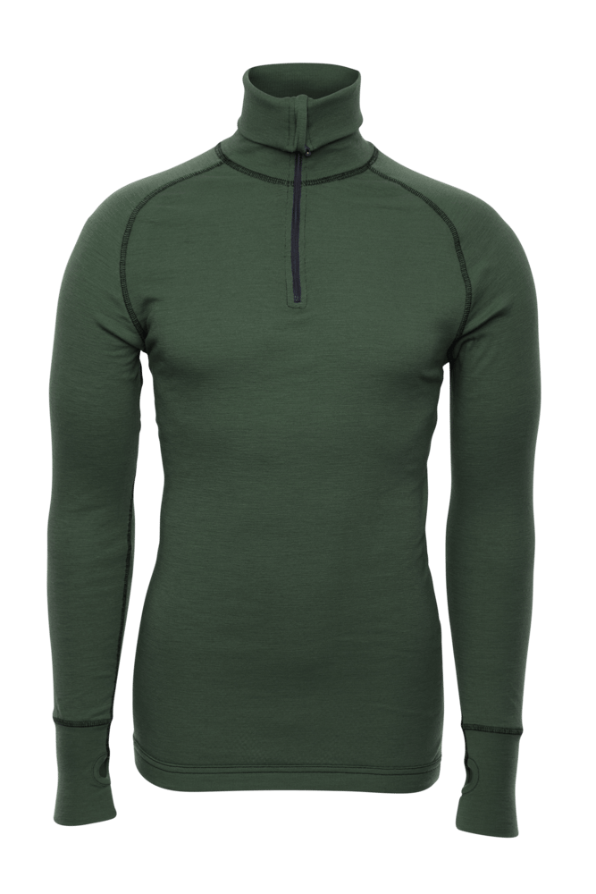 Brynje Unisex Arctic Zip Polo Green Brynje Brynje Unisex Arctic Zip Polo Green Brynje