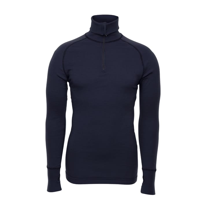 Brynje Unisex Arctic Zip Polo Shirt  Navy Brynje