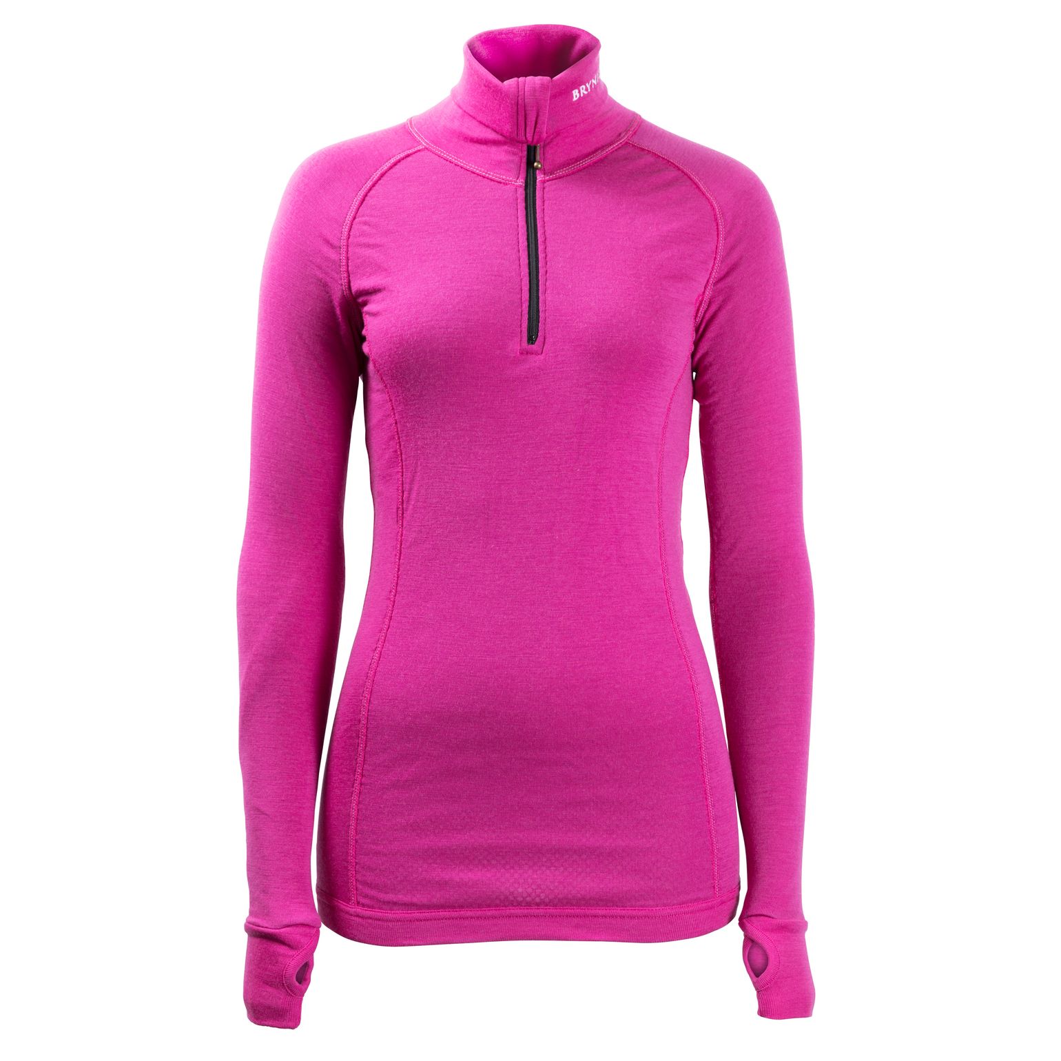 Brynje Women's Arctic Zip Polo Cerise