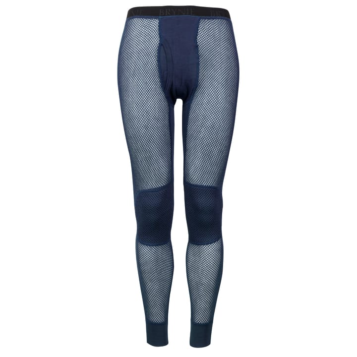Brynje Unisex Super Thermo Longs with Inlay On Knee Navy Brynje