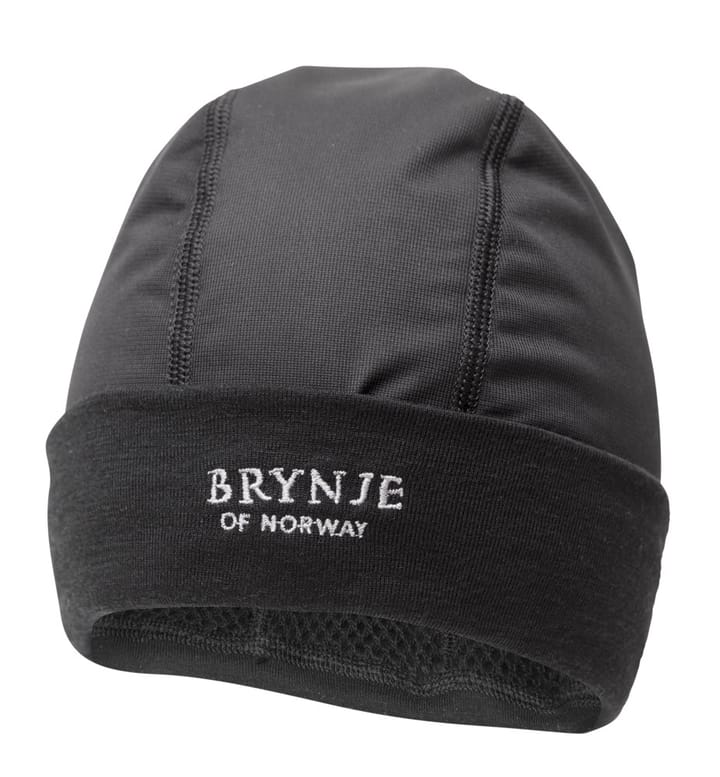 Brynje Arctic Hat With Wind-Cover Black Brynje