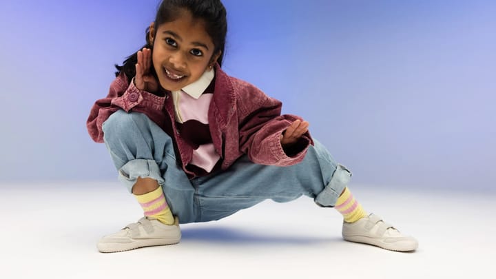 Vivobarefoot Kids' Gobi Sneaker Limestone Vivobarefoot