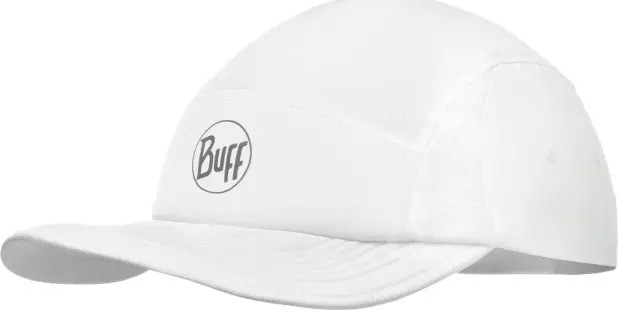 Buff 5 Panel Go Cap L/XL R-Solid White L/XL, R-Solid White