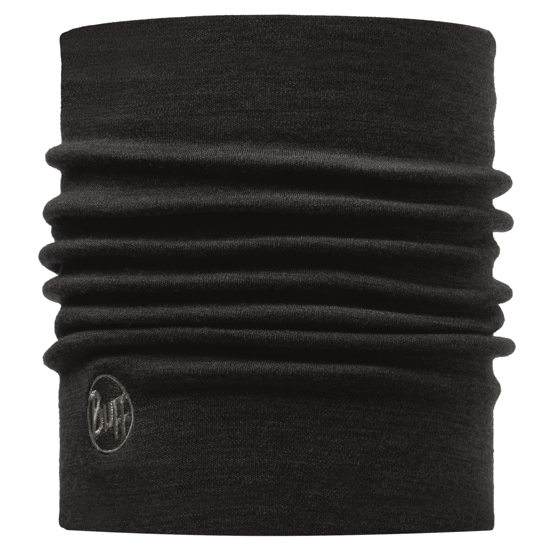 Heavyweight Merino Wool Solid Black