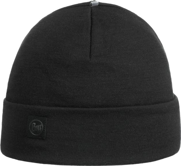 Buff Heavyweight Merino Wool Hat Loose Solid Black Buff Buff Heavyweight Merino Wool Hat Loose Solid Black Buff