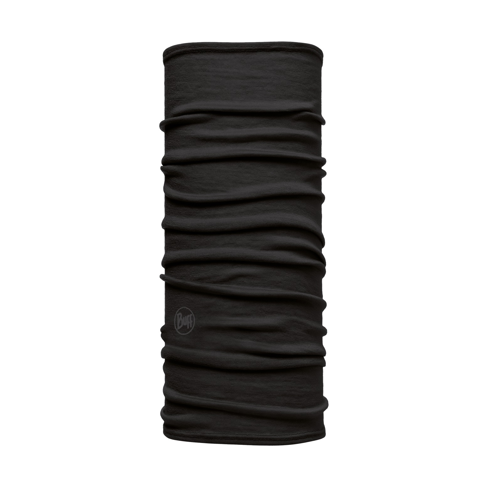 Buff Kids’ Lightweight Merino Wool Tubular Solid Black