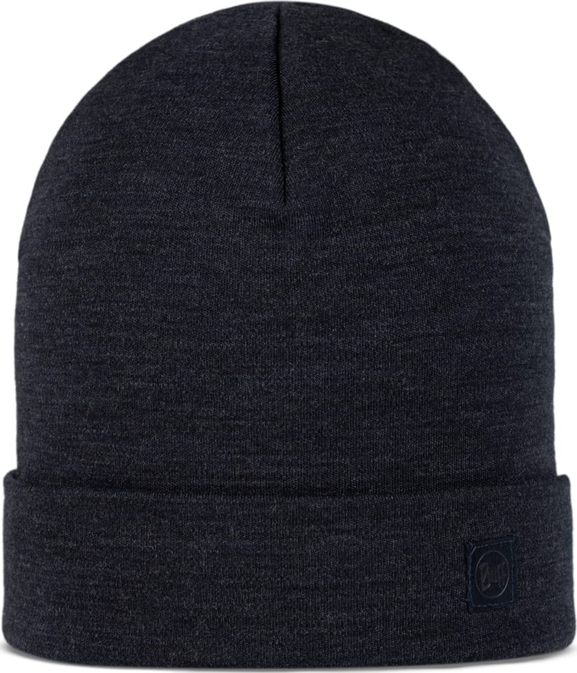 Buff Merino Heavyweight Beanie Solid Indigo