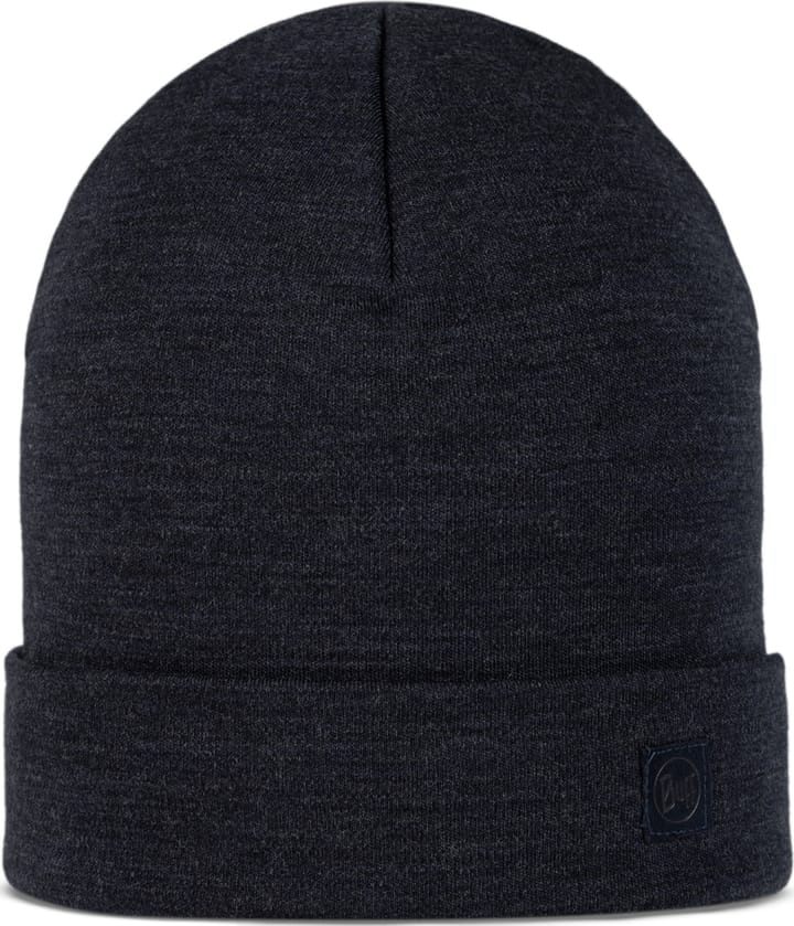 Buff Merino Heavyweight Beanie Solid Indigo Buff