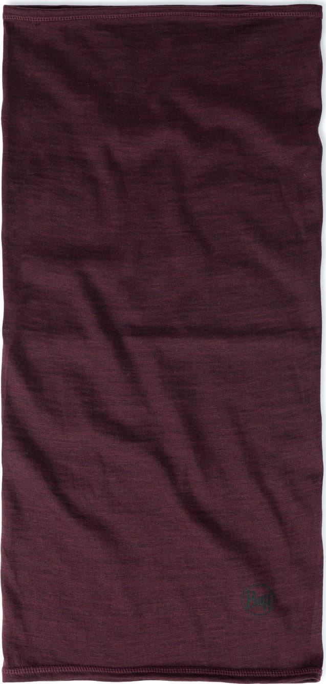 Buff Merino Lightweight Neckwear Solid Garnet Buff