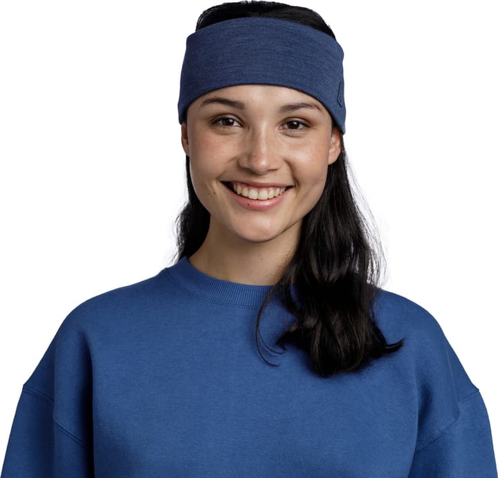 Buff Merino Wide Headband Solid Night Blue Buff Buff Merino Wide Headband Solid Night Blue Buff