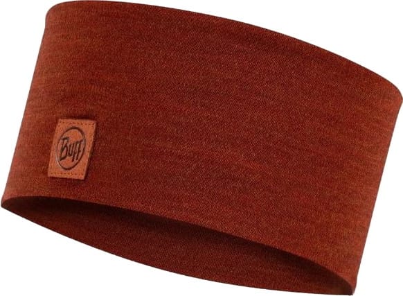 Merino Wide Headband Solid Sienna