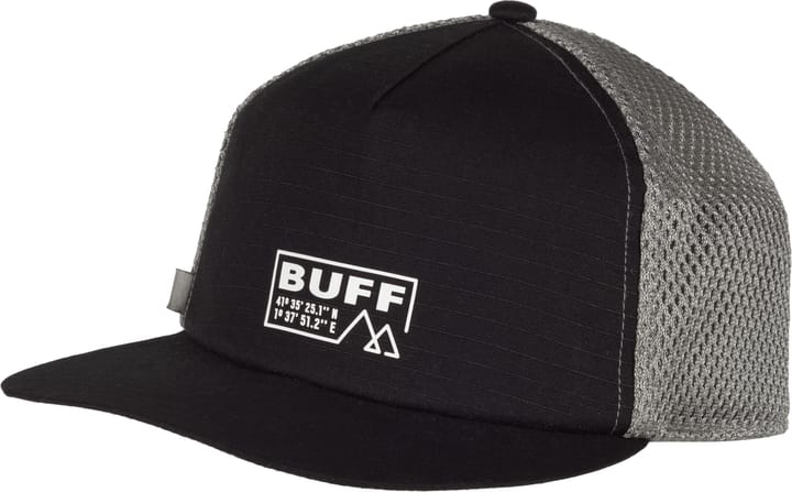 Buff Pack Trucker Cap Solid Black Buff