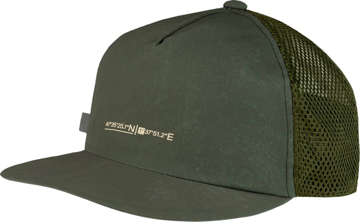 Buff Pack Trucker Cap Solid Military Buff