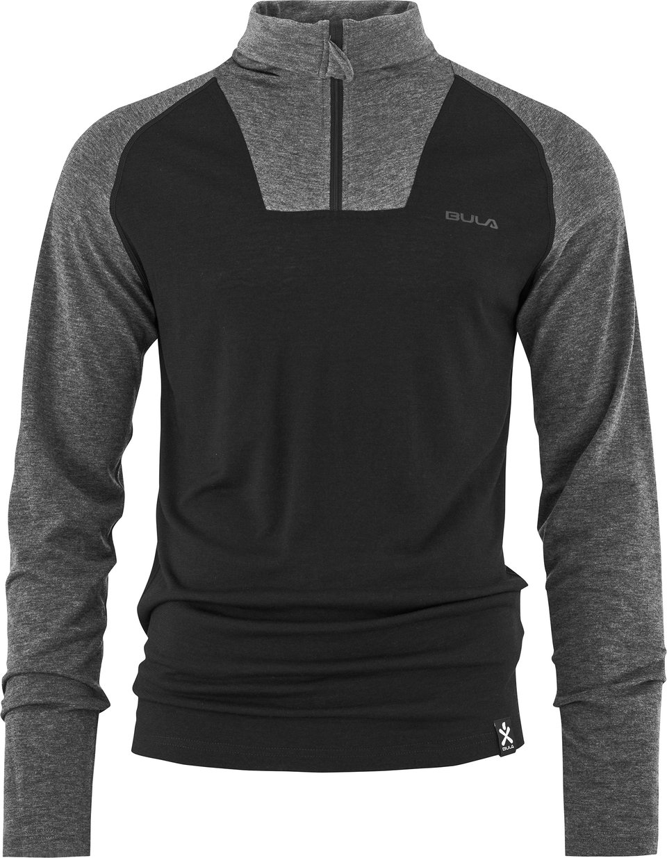 Men's Retro Merino Wool Halfzip Sweater
