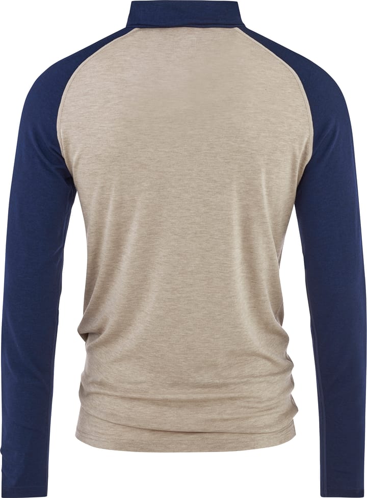 Bula Men's Retro Merino Wool Halfzip Sweater Navy Bula