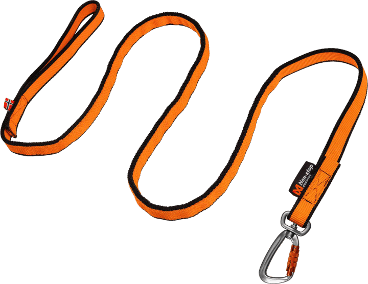 Non-stop Dogwear Bungee Leash 2.8m Black/Orange Non-stop Dogwear