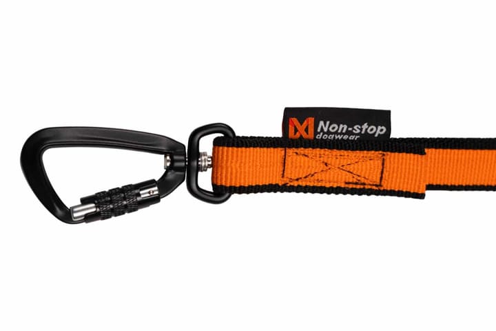 Non-stop Dogwear Bungee Leash Black/Orange Non-stop Dogwear Non-stop Dogwear Bungee Leash Black/Orange Non-stop Dogwear
