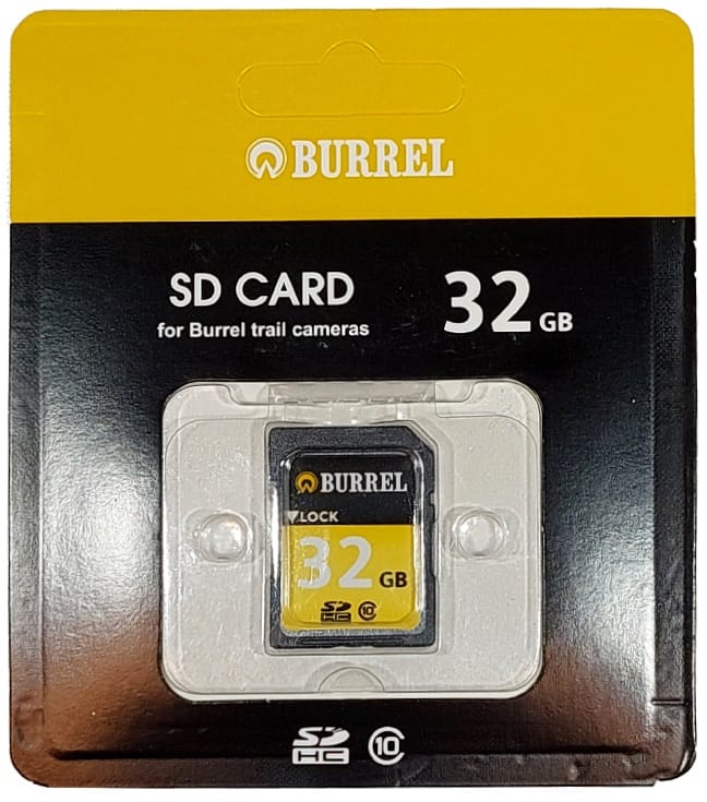 Burrel Memory Card 32GB SDHD Black Burrel Burrel Memory Card 32GB SDHD Black Burrel