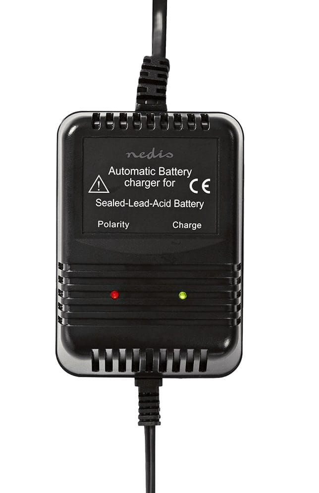 Burrel Batterilader For 6 Og 12 V Batterier Black Burrel