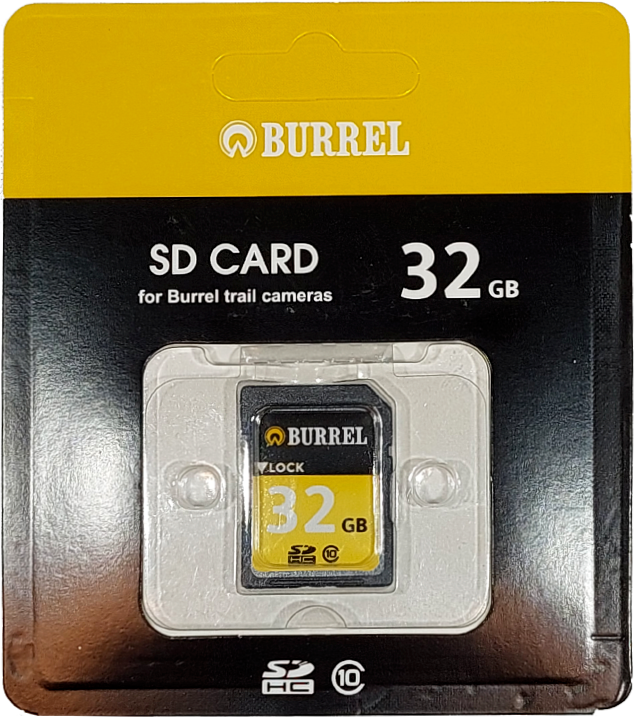 Burrel Memory Card 32GB SDHD Black
