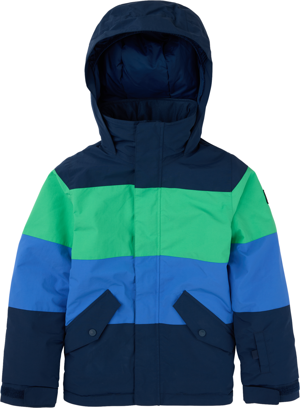 Kids’ Symbol 2L Jacket Drsblu/Glygrn/Ampblu