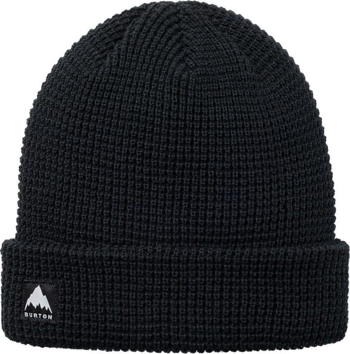 Burton Recycled Waffle Beanie True Black Burton