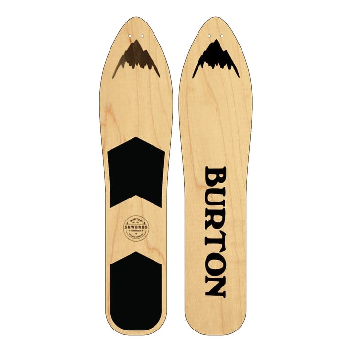Burton The Throwback Snowboard Wood/Black Burton