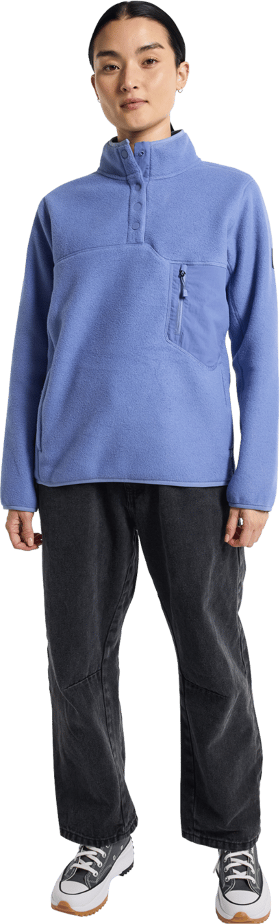 Women's Cinder Fleece Pullover Slate Blue Burton