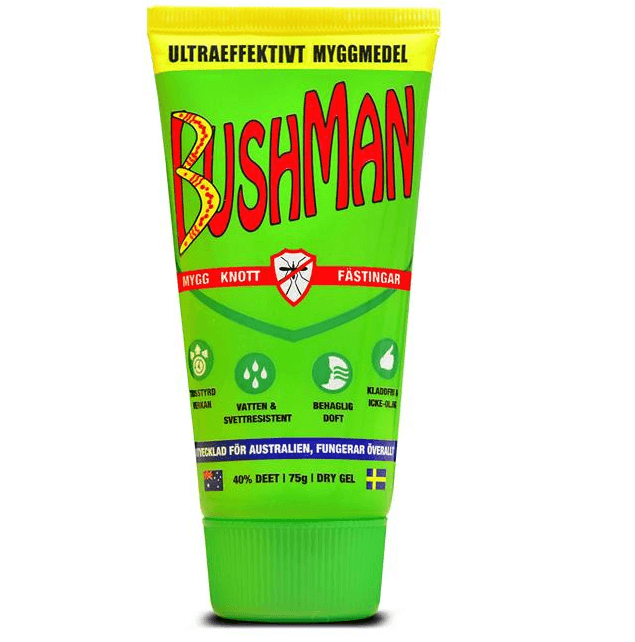 Bushman Dry Gel 75 g Yellow Insektsbeskyttelse 75 ml
