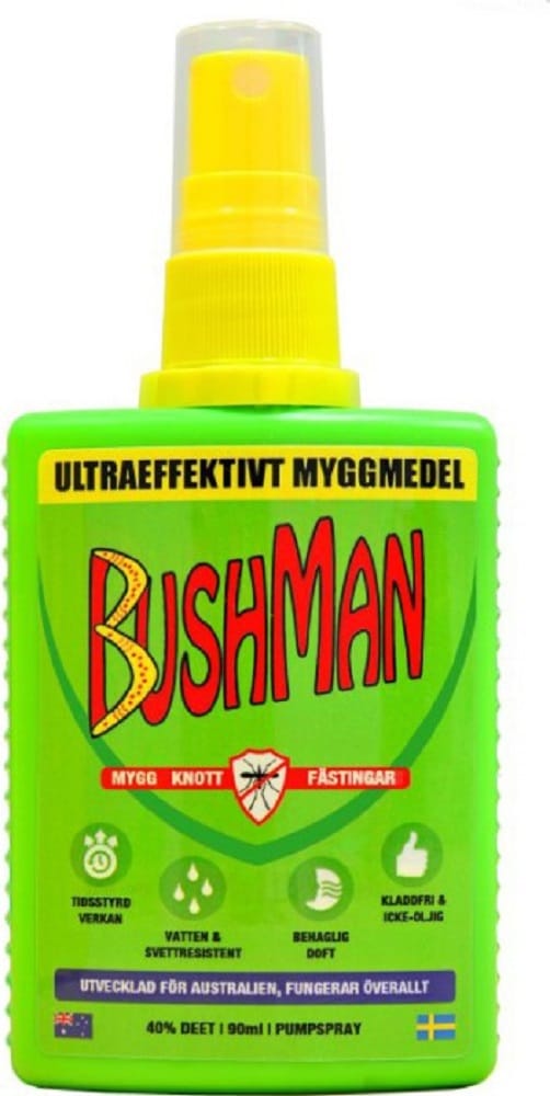 Bushman Mosquito Spray 90 ml Yellow Bushman