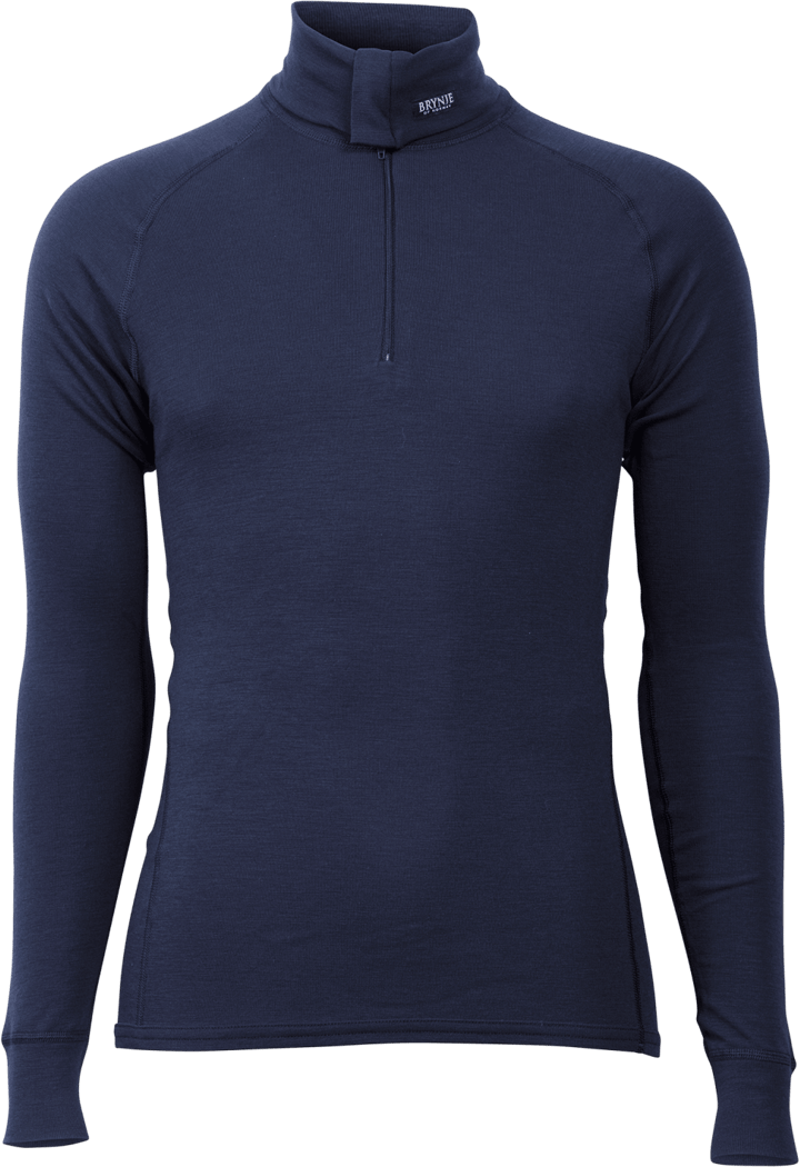 Brynje Unisex Classic Zip Polo Shirt Navy Brynje
