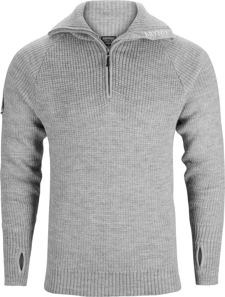 Brynje Classic Wool Sweater Light Grey Brynje