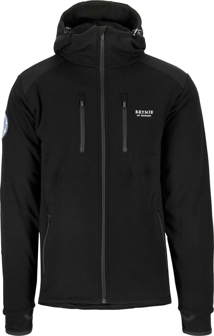 Brynje Antarctic Jacket w/ hood and protection Black Brynje