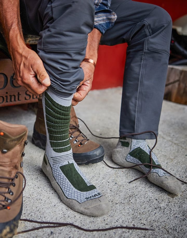 Swazi Ibex Sock Olive Swazi