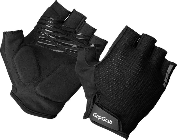 Gripgrab Explr Padded Short Finger Summer Gloves Black Gripgrab