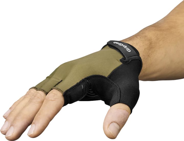 Gripgrab Ride Padded Short Finger Summer Gloves Olive Green Gripgrab