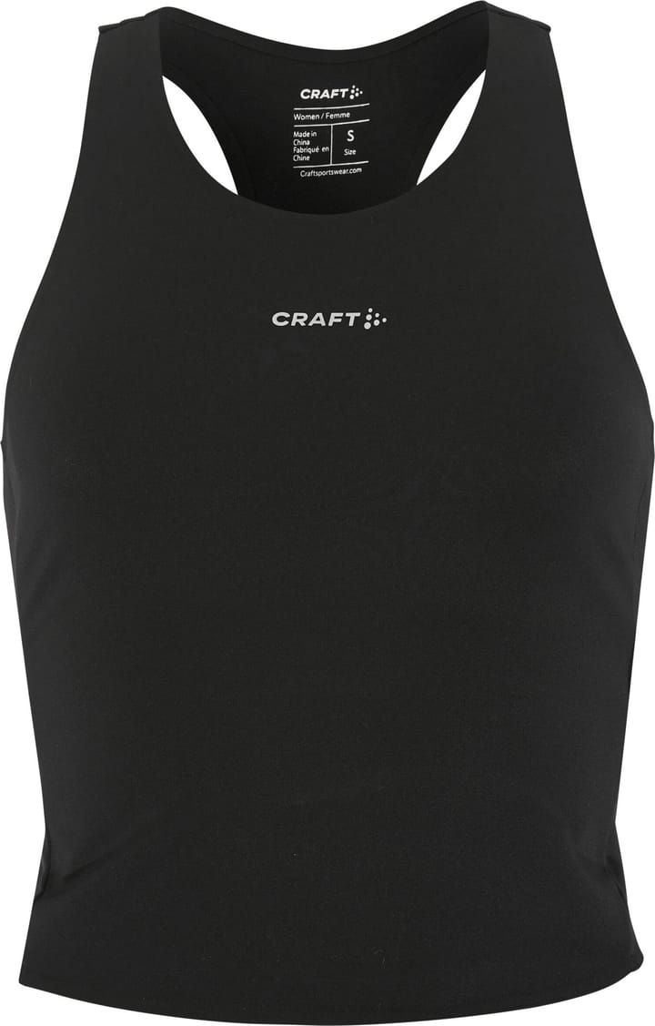 Craft Women's Hypervent Cropped Pocket Singlet Black Craft