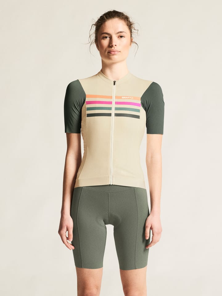 Craft Women's Endur Training Jersey Tofu/green Craft