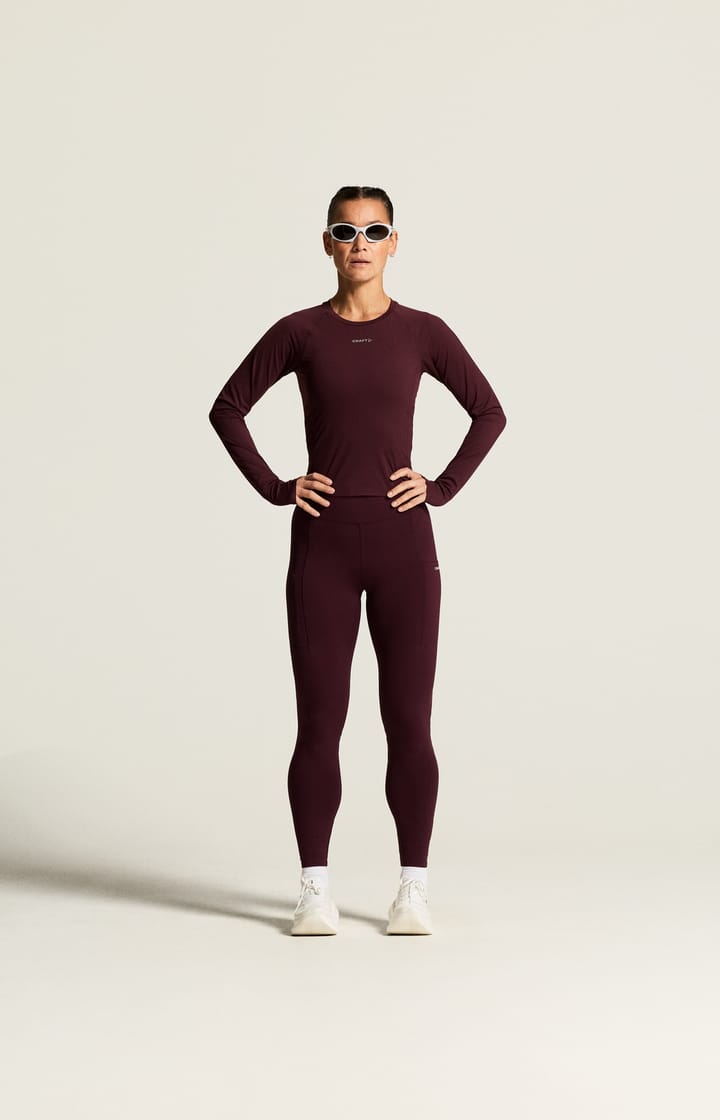 Craft Women's Hypervent Running Tights Dk Fig Craft