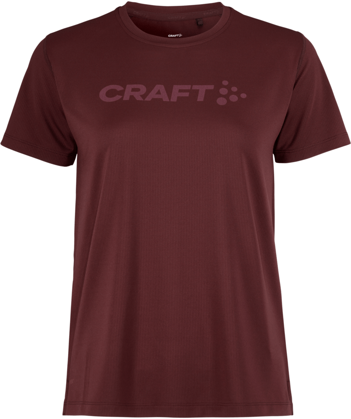 Craft Women's Essence Logo Tee 2 Dk Fig