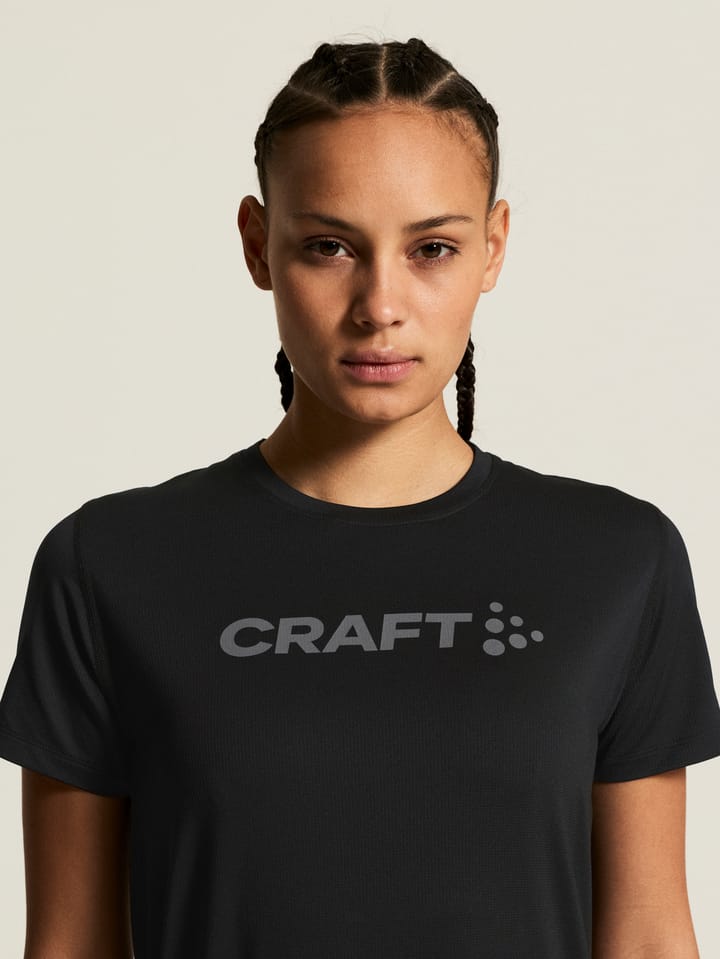 Craft Women's Essence Logo Tee 2 Black Craft