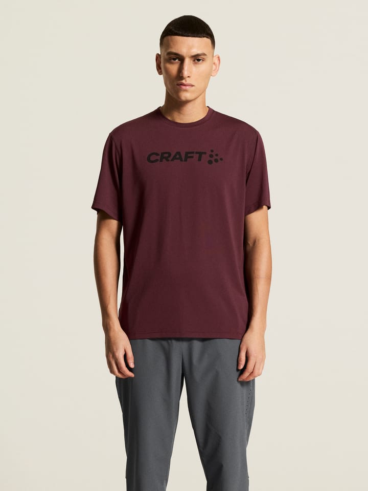 Craft Men's Essence Logo Tee 2 Dk Fig Craft