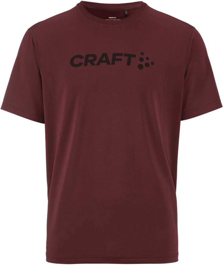 Craft Men's Essence Logo Tee 2 Dk Fig
